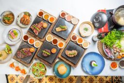 The best way to savor Khmer BBQ in a modern way at Hot Stone Restaurant in Siem Reap